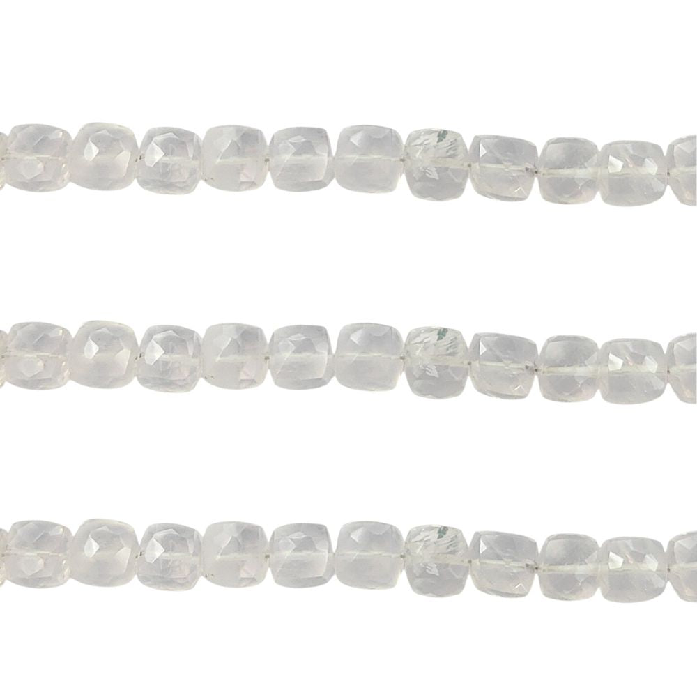 Ice Quartz Crystal Gemstone Beads, Clear Sparkling Beads for DIY Jewelry Making, Bracelets & Necklaces – Selling Per Strand