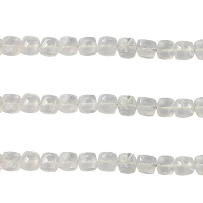Ice Quartz Crystal Gemstone Beads, Clear Sparkling Beads for DIY Jewelry Making, Bracelets & Necklaces – Selling Per Strand