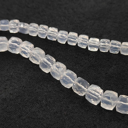 Ice Quartz Crystal Gemstone Beads, Clear Sparkling Beads for DIY Jewelry Making, Bracelets & Necklaces – Selling Per Strand