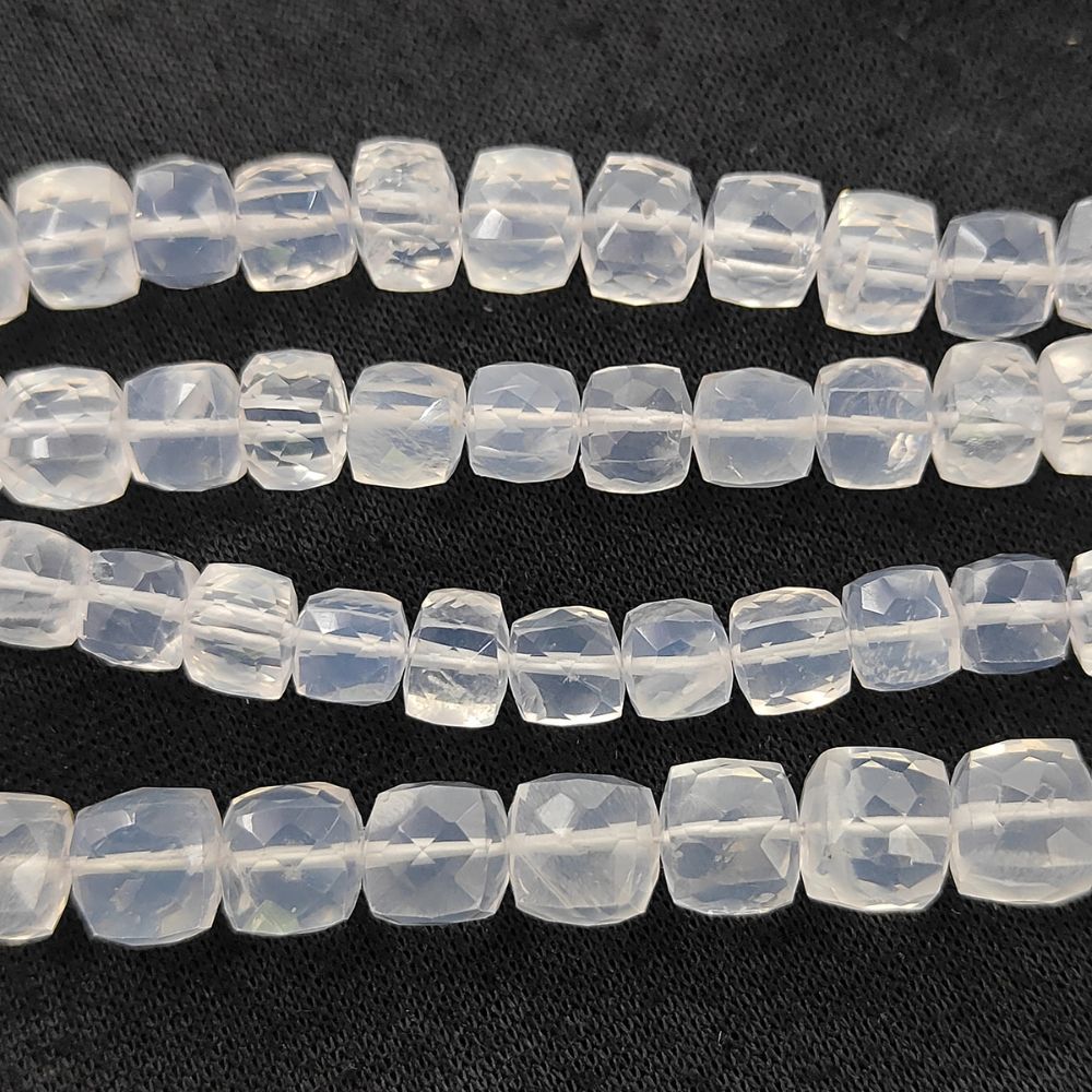 Ice Quartz Crystal Gemstone Beads, Clear Sparkling Beads for DIY Jewelry Making, Bracelets & Necklaces – Selling Per Strand