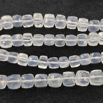 Ice Quartz Crystal Gemstone Beads, Clear Sparkling Beads for DIY Jewelry Making, Bracelets & Necklaces – Selling Per Strand