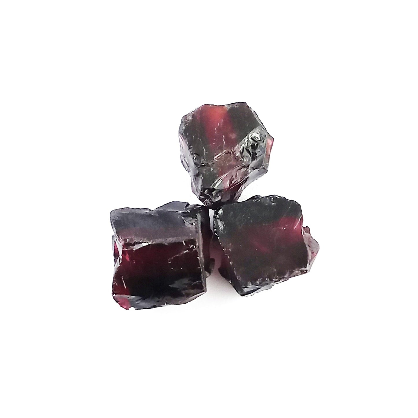 January Birthstone Garnet Gemstones 3mm Drilled Beads for DIY Jewelry & Gifts