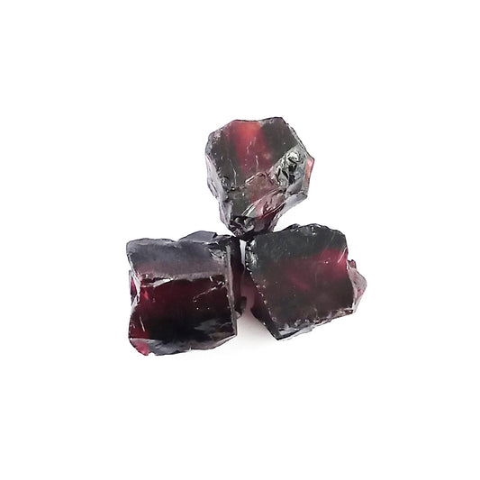 January Birthstone Garnet Gemstones 3mm Drilled Beads for DIY Jewelry & Gifts