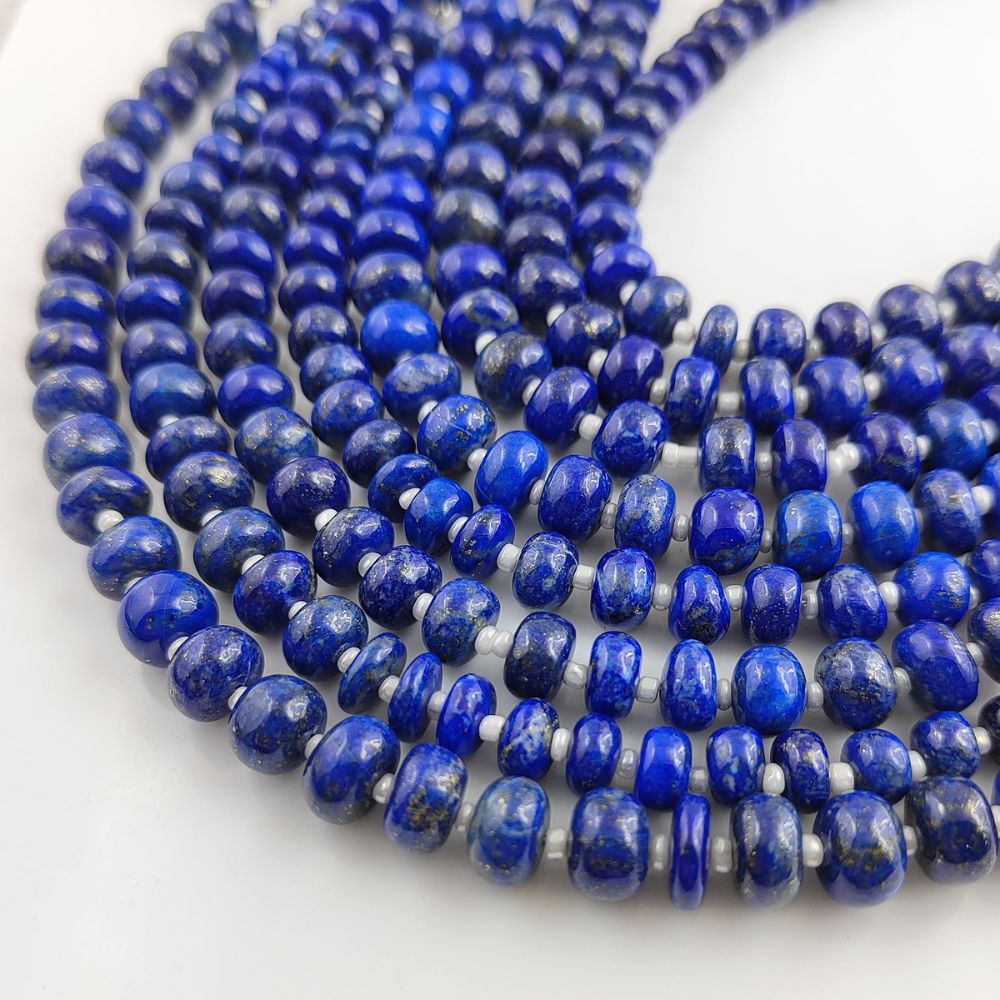 AAA-Grade Lapis Lazuli Beads – Smooth & Polished