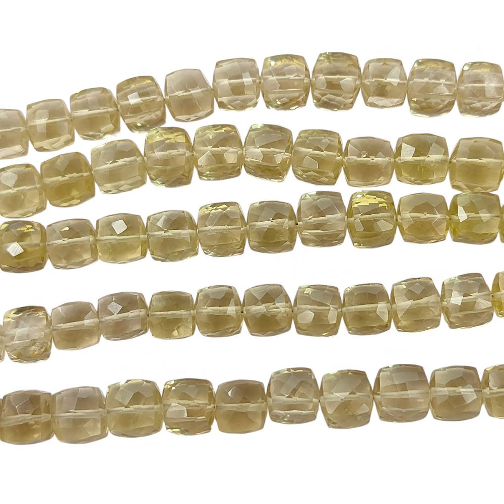 Lemon Quartz Natural Gemstone Beads for Handmade Jewelry, Faceted Yellow Beads for Bracelets & Necklaces – Selling Per Strand