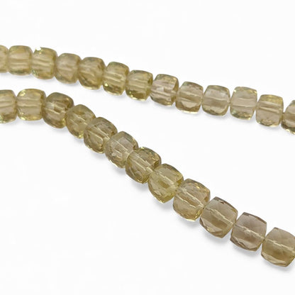 Lemon Quartz Natural Gemstone Beads for Handmade Jewelry, Faceted Yellow Beads for Bracelets & Necklaces – Selling Per Strand