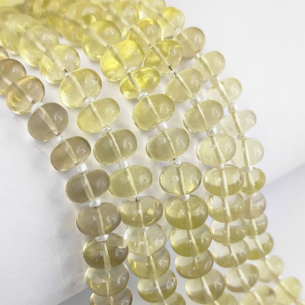 AAA-Grade Lemon Quartz Beads – Smooth & Polished