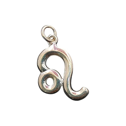 Leo Astrology Charm Pendant Handmade Sterling Silver Zodiac Symbol, Unique Birthday Gift for Her – Selling Per Piece