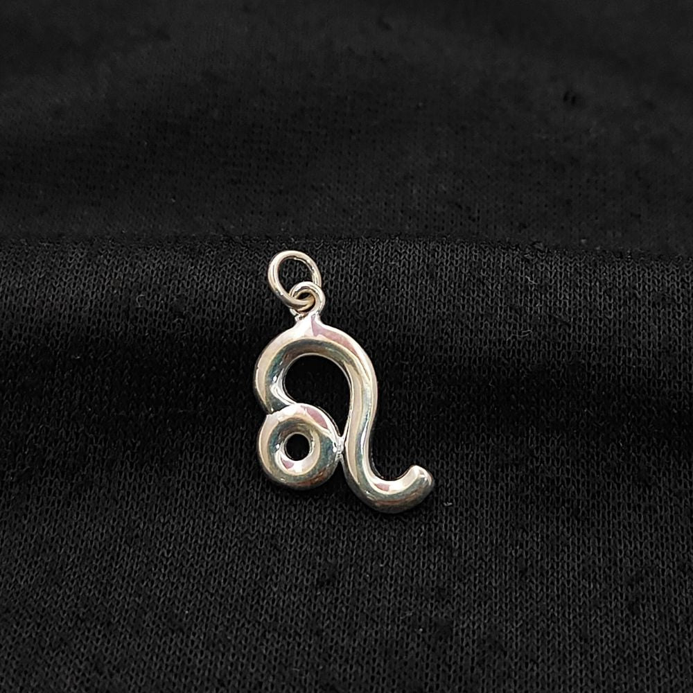 Leo Astrology Charm Pendant Handmade Sterling Silver Zodiac Symbol, Unique Birthday Gift for Her – Selling Per Piece
