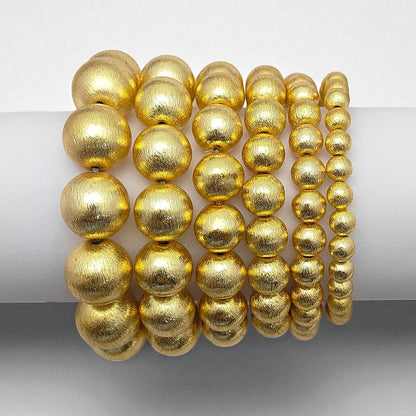 Handmade 6mm Beaded Bracelet Unisex Stretch Bracelet, Minimalist Stackable Jewelry, Gift for Friends & Loved Ones- Selling Per Bracelet