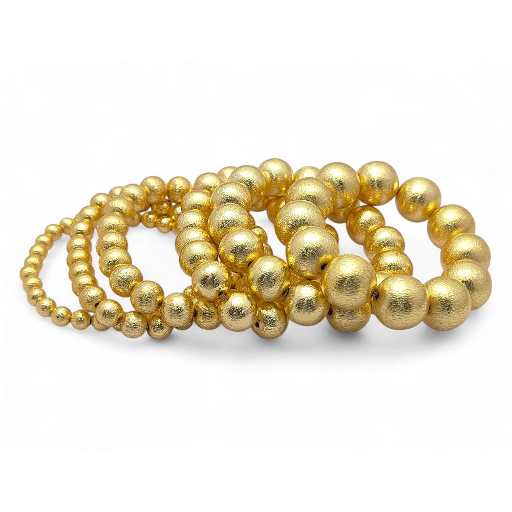 Handmade 6mm Beaded Bracelet Unisex Stretch Bracelet, Minimalist Stackable Jewelry, Gift for Friends & Loved Ones- Selling Per Bracelet