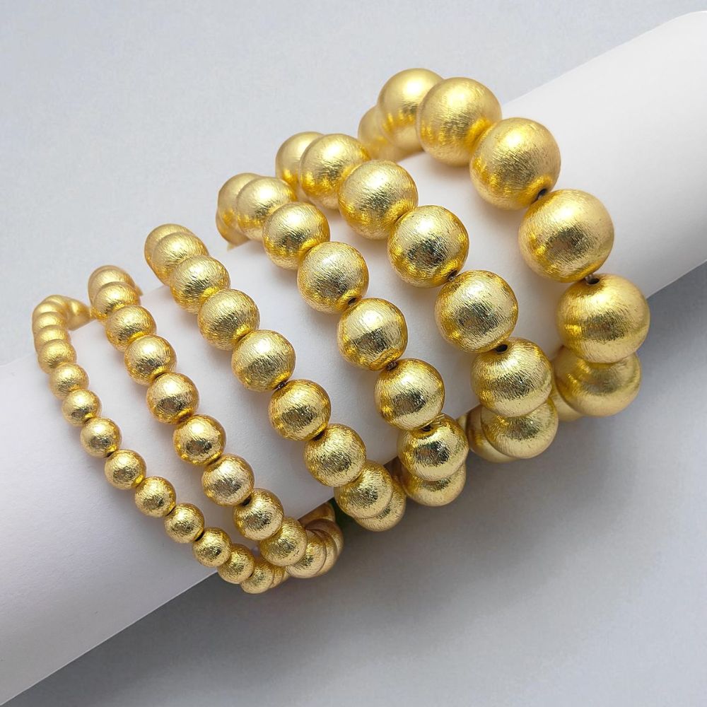 Minimalist 12mm Beaded Bracelet Stackable Unisex Stretch Bracelet, Great for Birthdays, Friendship Day, or Holidays- Selling Per Bracelet