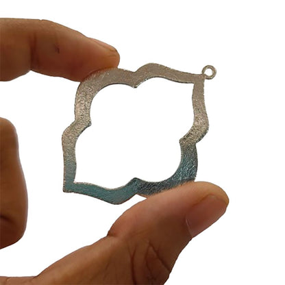 Moroccan Style Gold Plated Frame Charms, Jewelry Making Supplies for Earrings, Necklaces & DIY Pendants