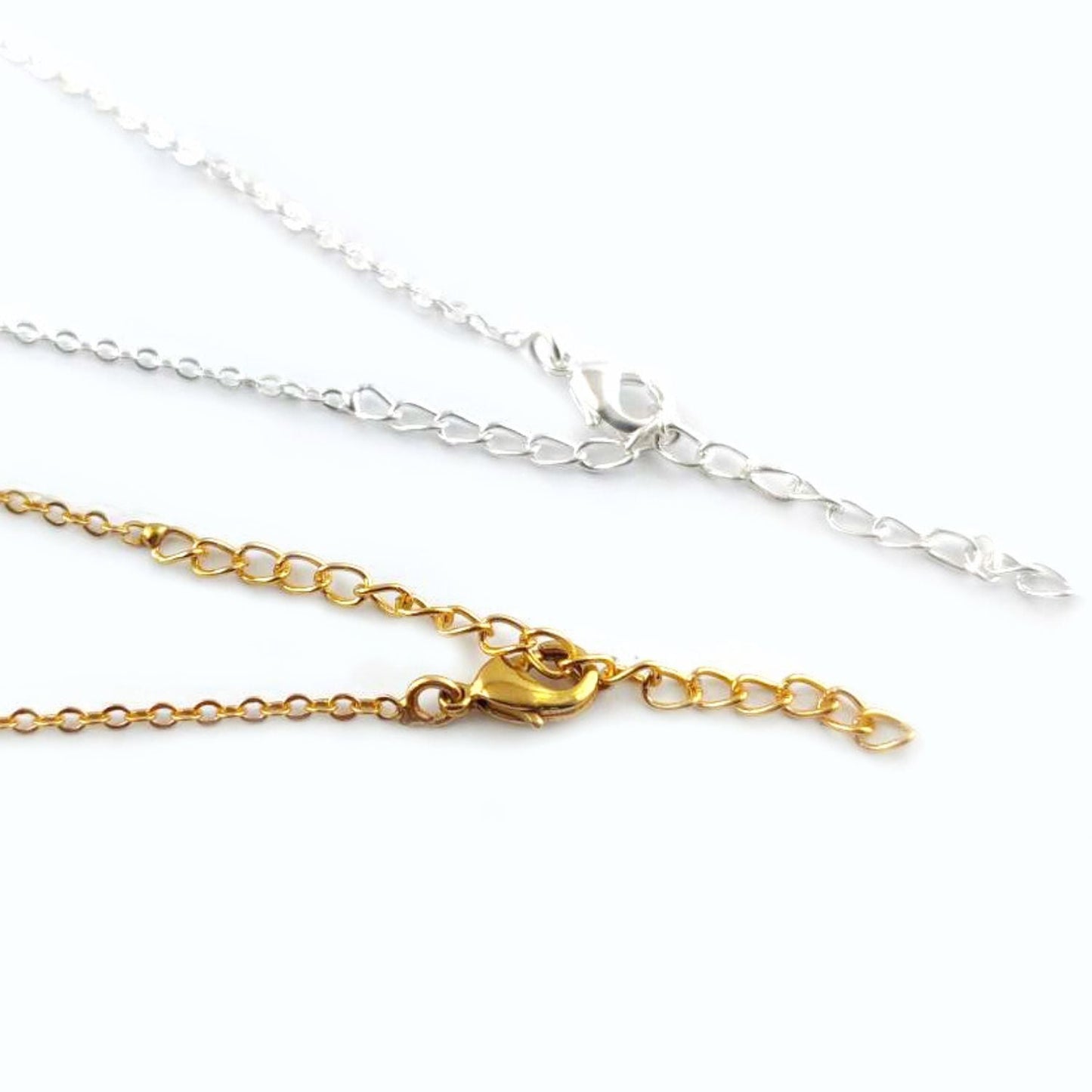 Blue Raw Turquoise Gemstone Necklace with Gold Plated Adjustable Chain