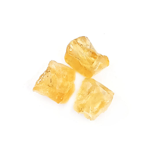 Natural Citrine 3mm Drilled Gemstones November Birthstone Beads for DIY Jewelry Making