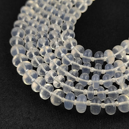 Natural Ice Quartz Beads – Pure & Crystal Clear