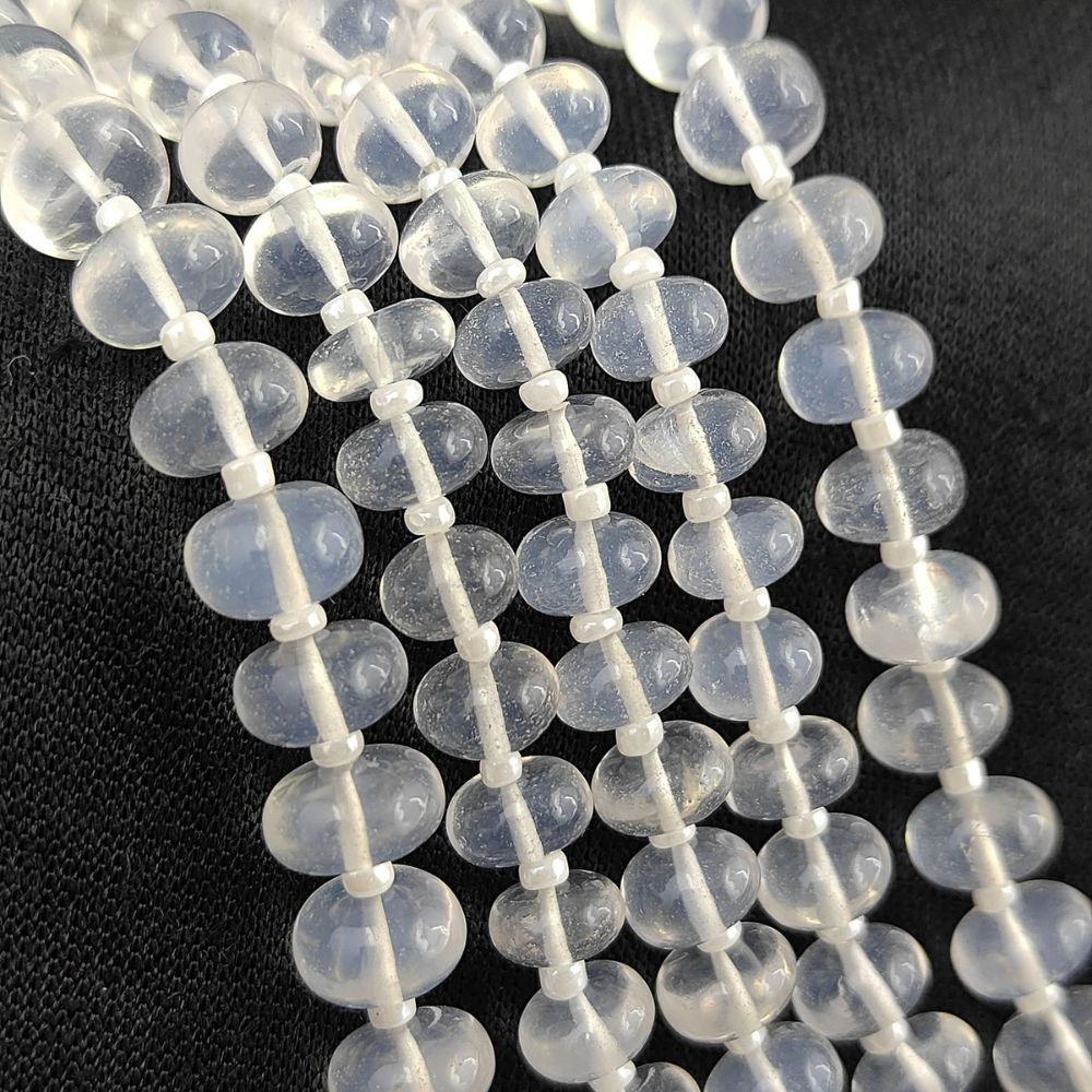 Genuine Ice Quartz Beads – Stunning Clarity & Shine