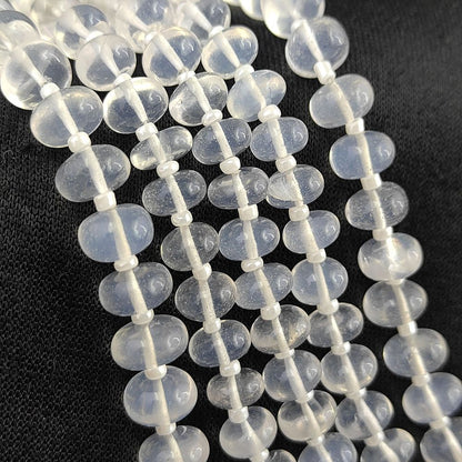 Genuine Ice Quartz Beads – Stunning Clarity & Shine