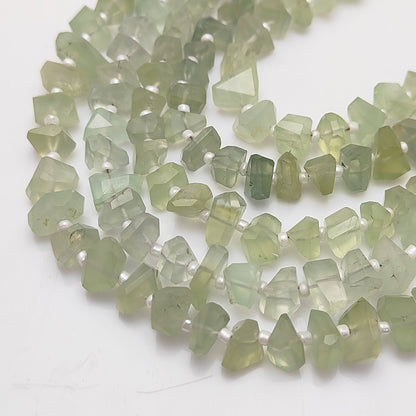 Loose Prehnite Stones – Natural Chip Beads for Jewelry Crafts