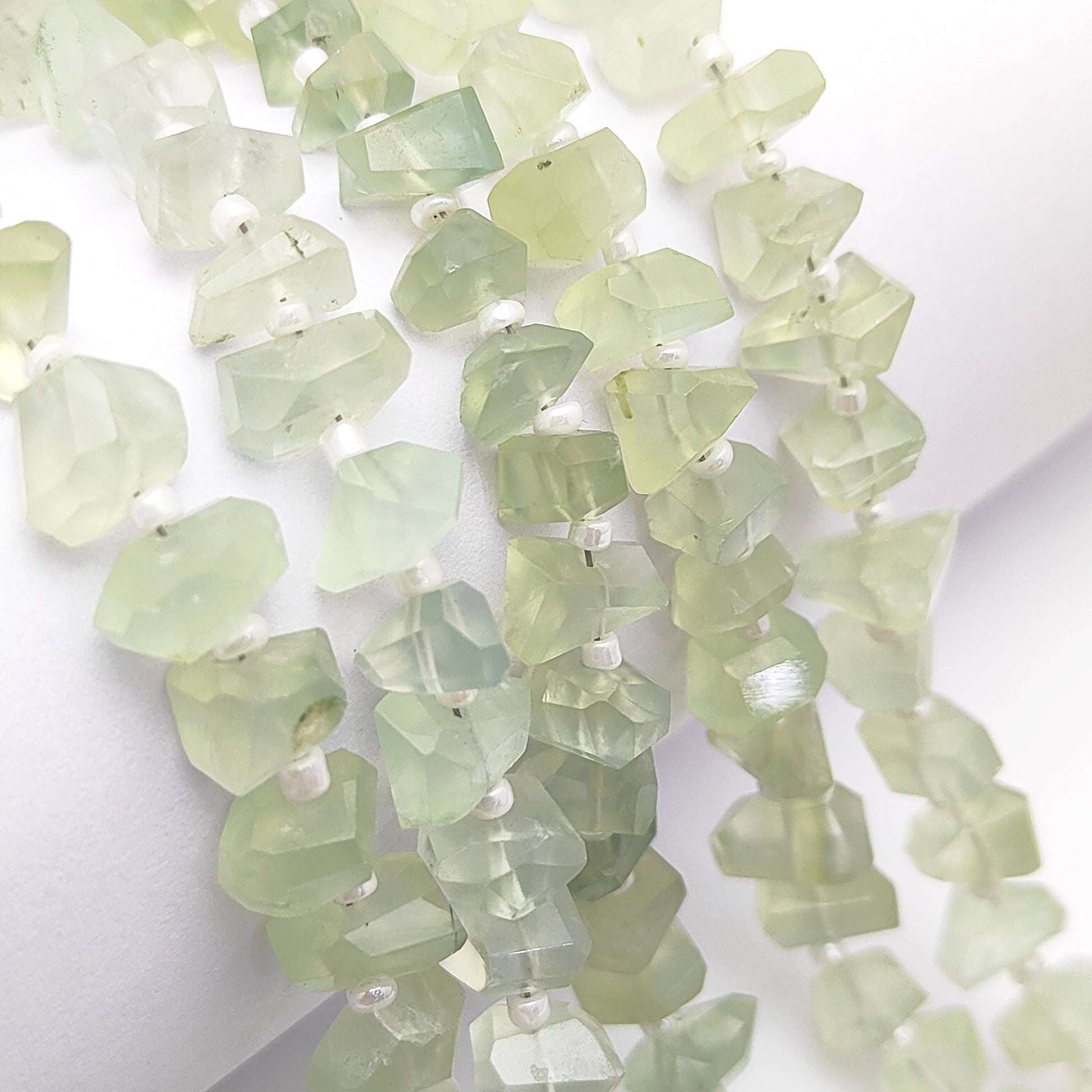 Prehnite Gemstone Chips – Loose Beads for Jewelry Making