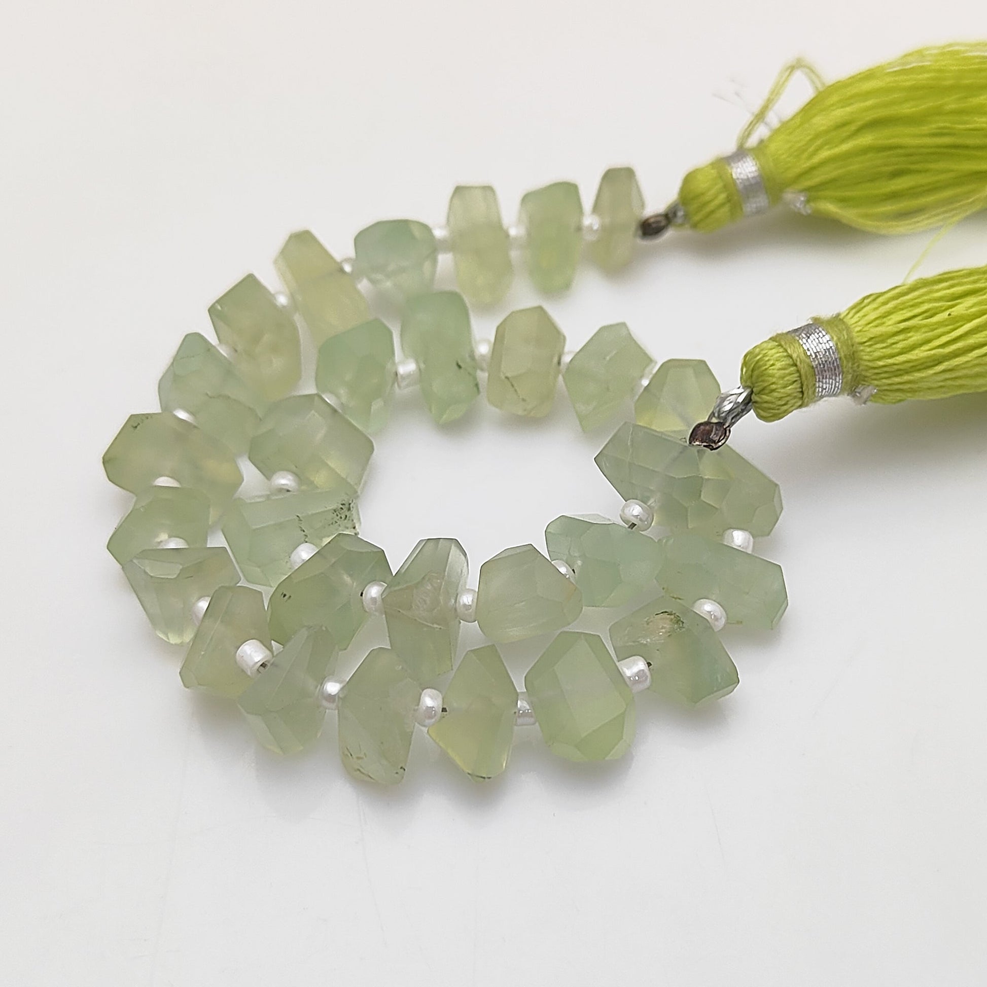 Prehnite Chip Beads – Ideal for Custom Jewelry Creations
