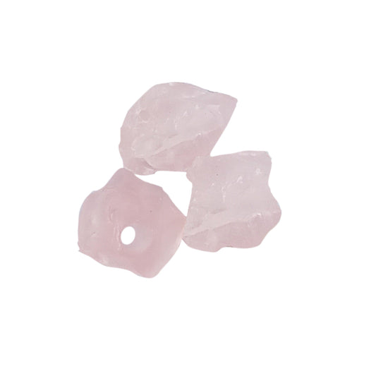 Natural Rose Quartz 3mm Drilled Gemstones Loose Beads for DIY Jewelry Projects