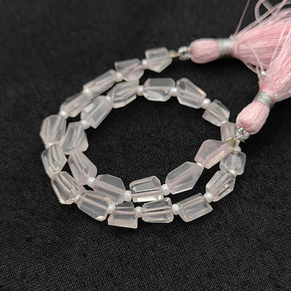 October Birthstone Genuine Rose Quartz Gemstone Beads Unique 5-12mm Nugget Shape Beads For Handmade Jewelry