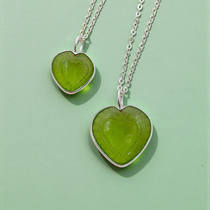 Natural Green Gemstone Pendant