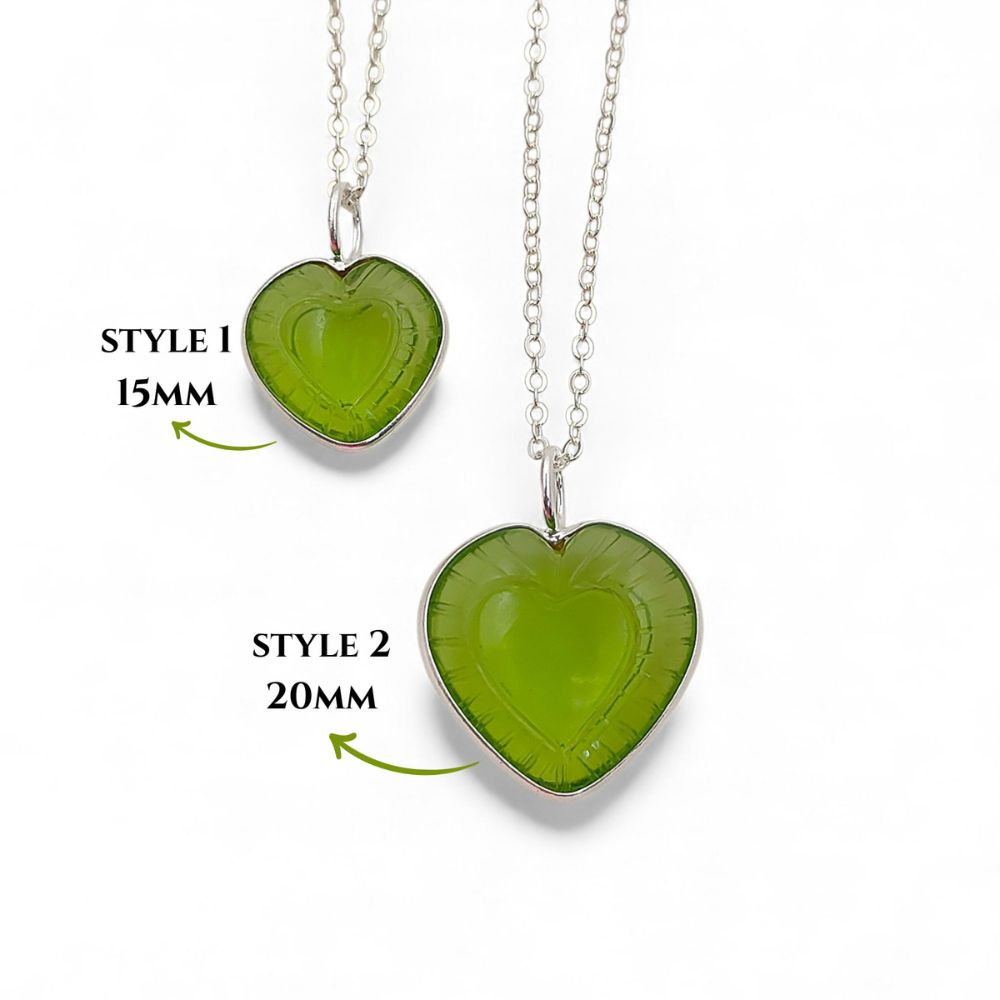 Unique Hand-Carved Heart Design