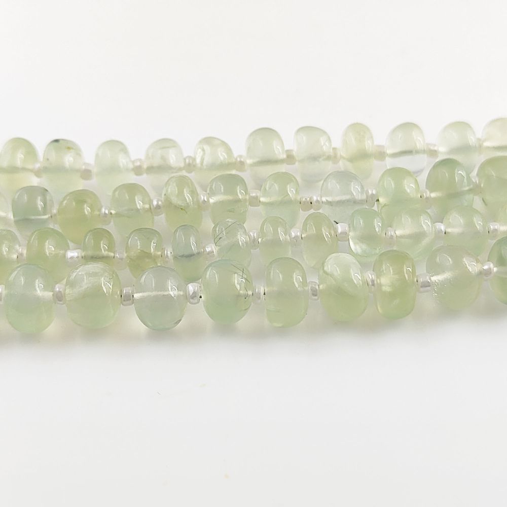 AAA-Grade Prehnite Beads – Smooth & Polished Finish
