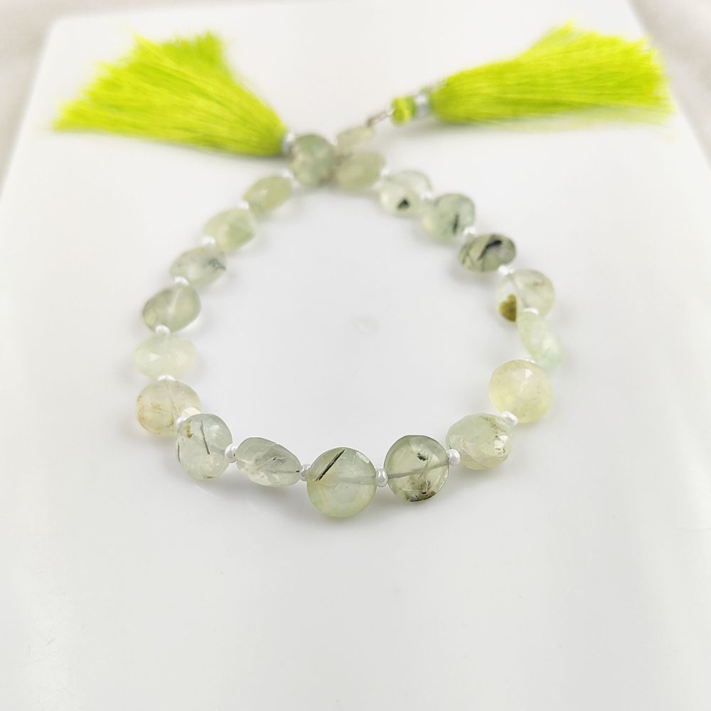 Genuine Prehnite – Soft Green Hue with Natural Inclusions