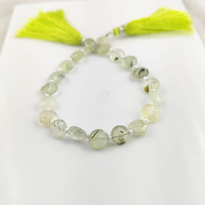 Genuine Prehnite – Soft Green Hue with Natural Inclusions