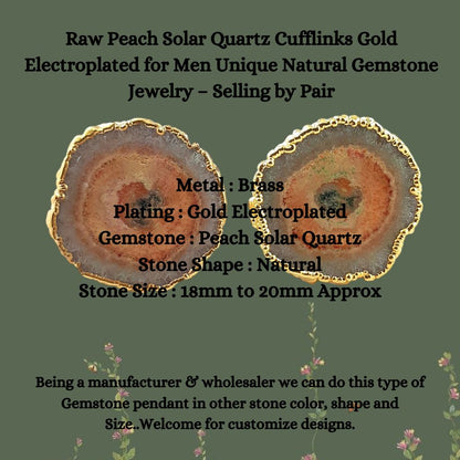 Gold Electroplated Natural Gemstone Jewelry