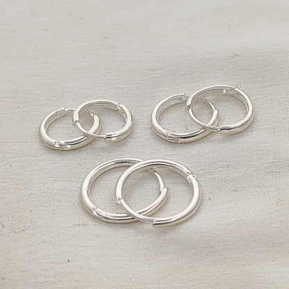 Gold & Silver Plated Hoop Earrings Findings Hinged Lever Back Hoops for DIY Jewelry & Earring Making Supplies- Selling Per Pair