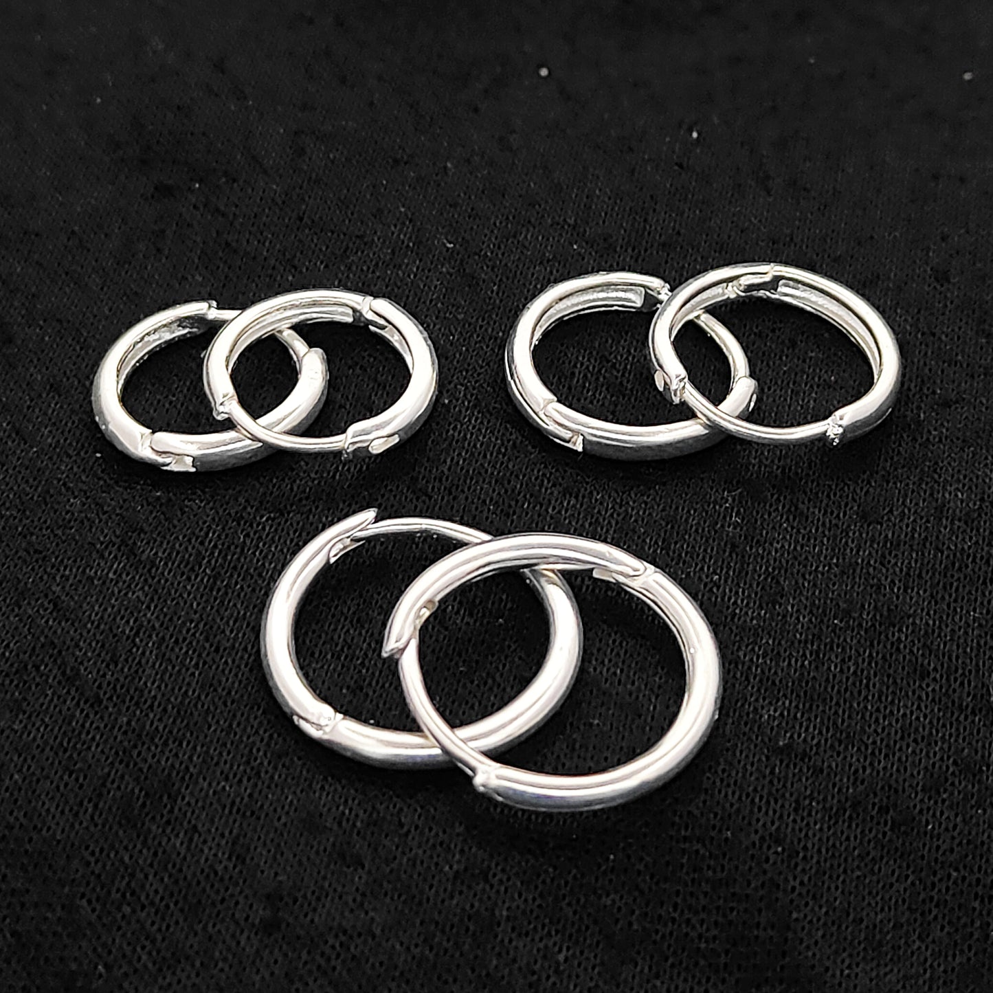 Gold & Silver Plated Hoop Earrings Findings Hinged Lever Back Hoops for DIY Jewelry & Earring Making Supplies- Selling Per Pair