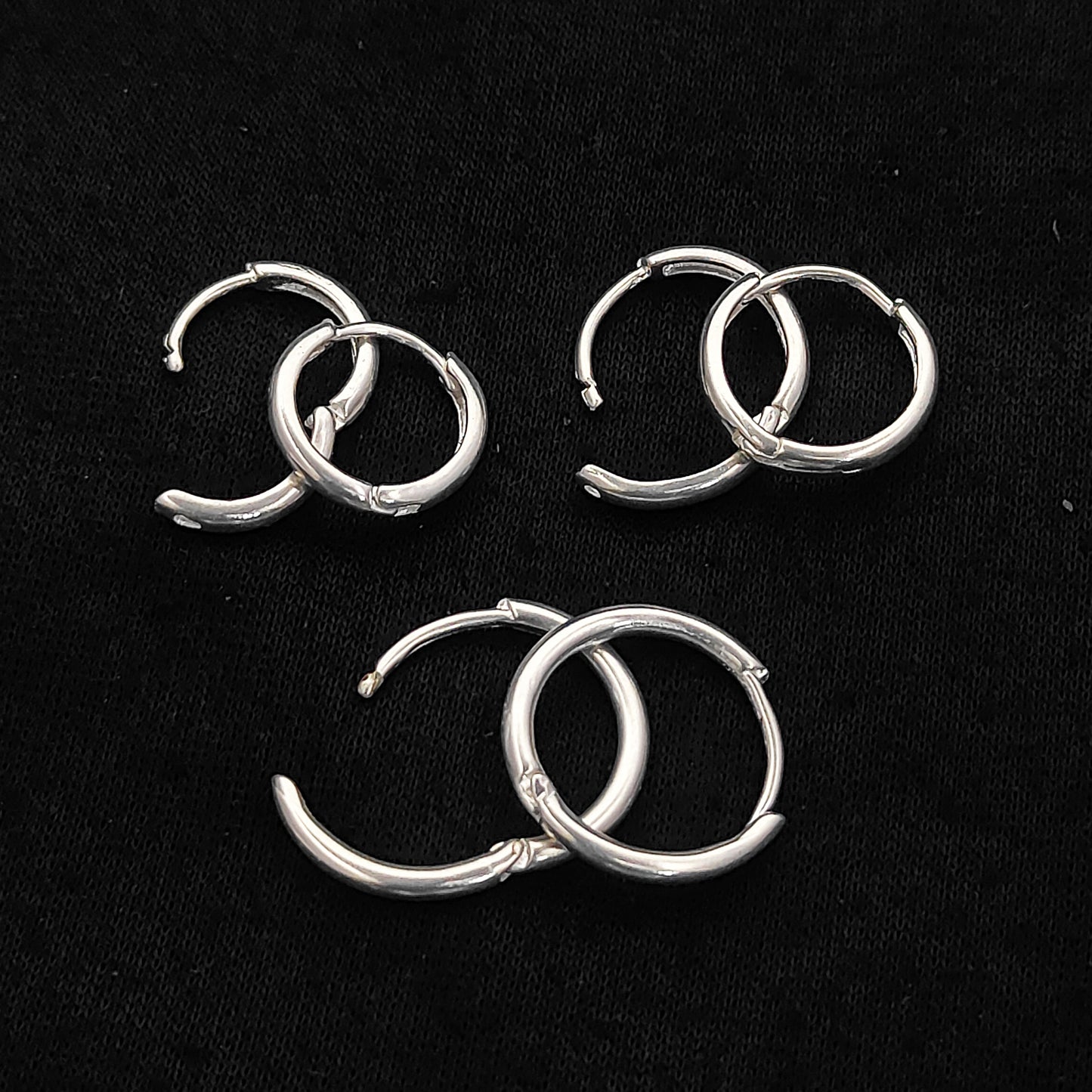 Gold & Silver Plated Hoop Earrings Findings Hinged Lever Back Hoops for DIY Jewelry & Earring Making Supplies- Selling Per Pair