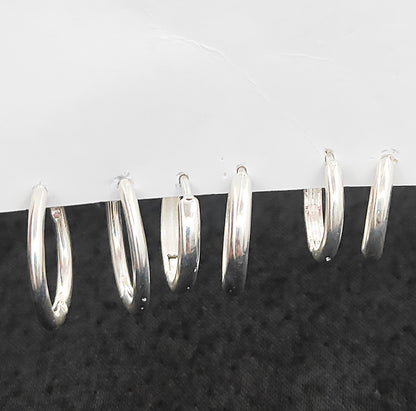 Gold & Silver Plated Hoop Earrings Findings Hinged Lever Back Hoops for DIY Jewelry & Earring Making Supplies- Selling Per Pair