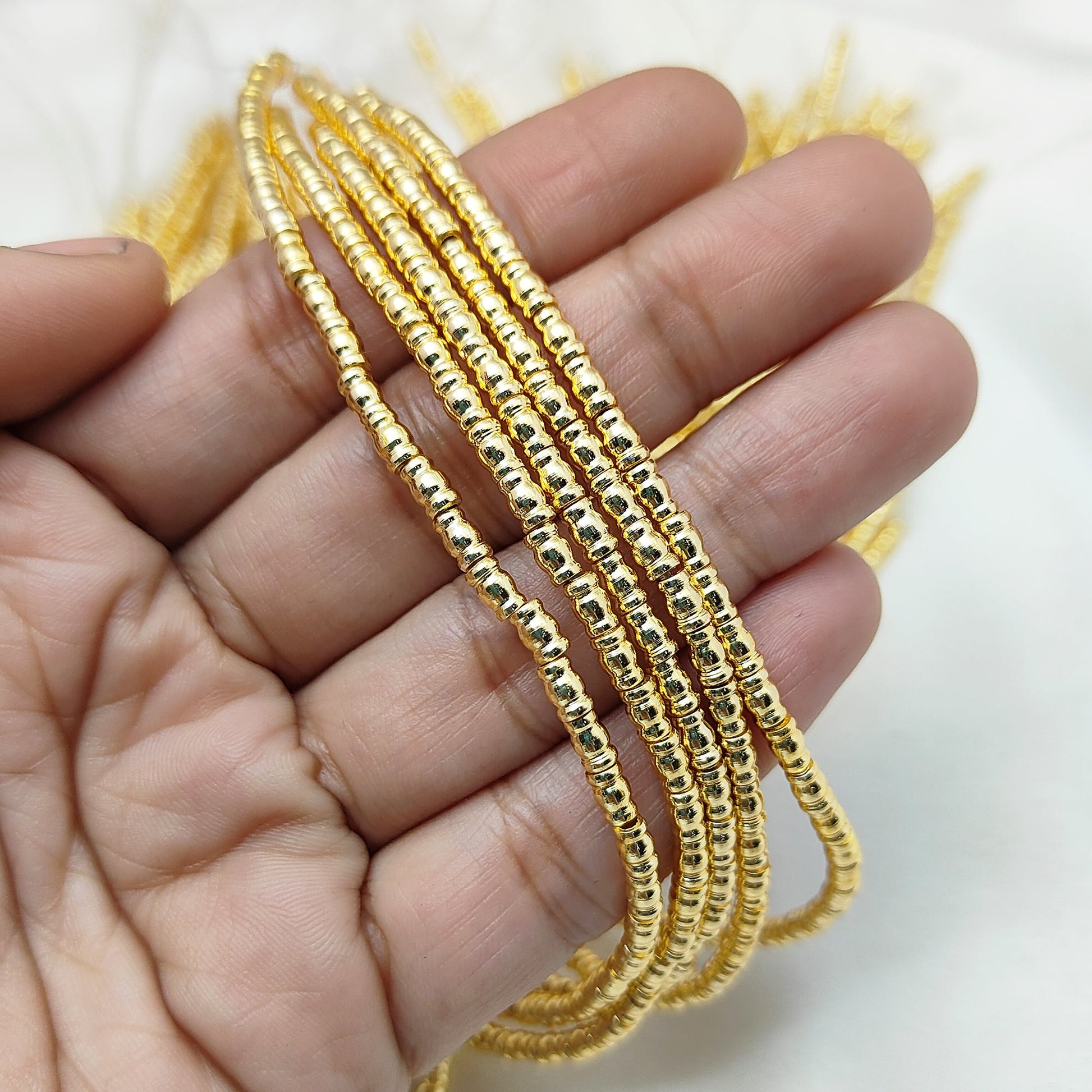 Elegant Gold Spacer Beads