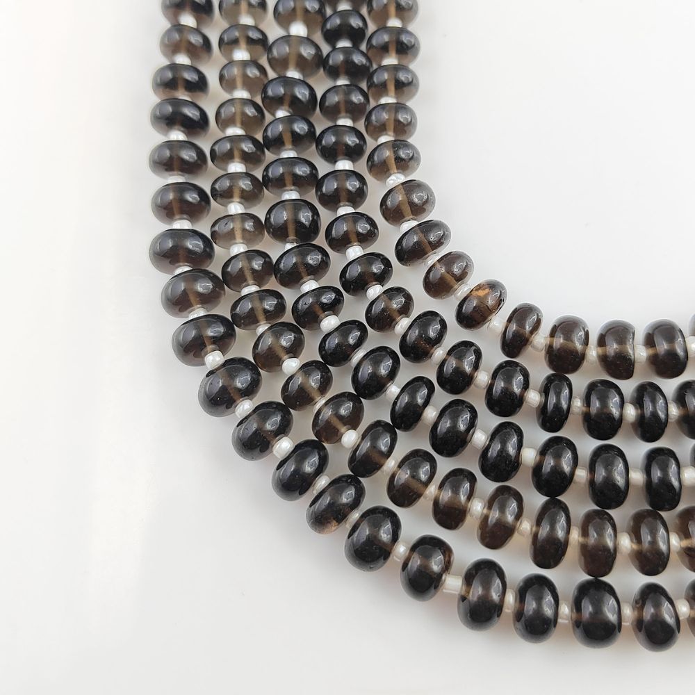 Genuine Smoky Quartz Strands – Warm & Sophisticated