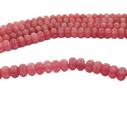 Strawberry Quartz Gemstone Beads 8mm Rondelle Strand DIY Jewelry & Craft Essentials