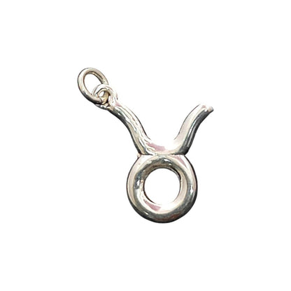 Taurus Star Sign Pendant Handmade 925 Sterling Silver Horoscope Symbol Charm – Selling Per Piece