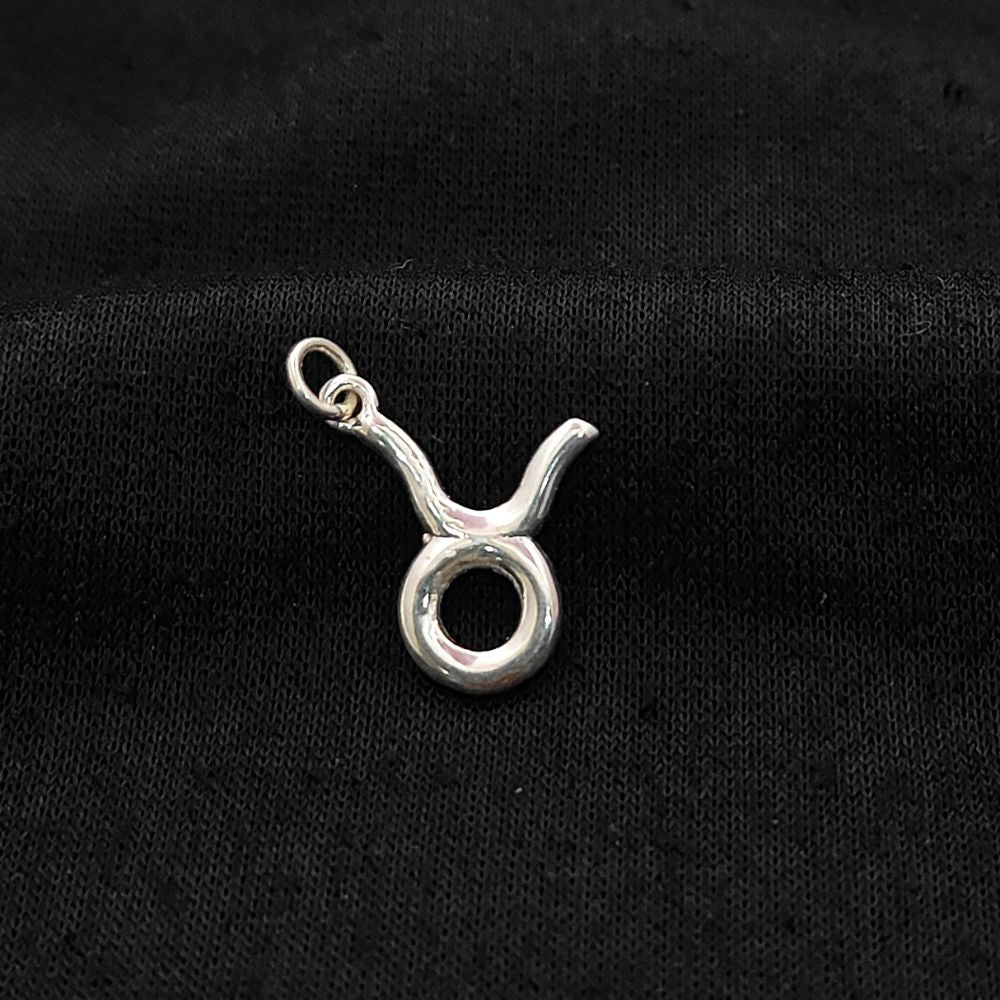Taurus Star Sign Pendant Handmade 925 Sterling Silver Horoscope Symbol Charm – Selling Per Piece