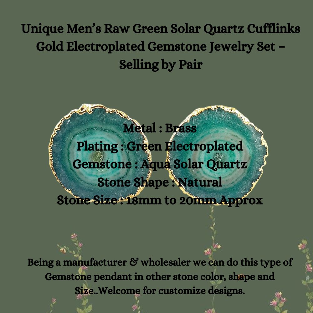 Gold Electroplated Handmade Gemstone Jewelry