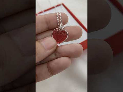 Women’s Pink Quartz Heart Necklace Carved Gemstone Pendant, Minimalist Handmade Jewelry for Daily Wear & Special Occasions- Selling by Necklace