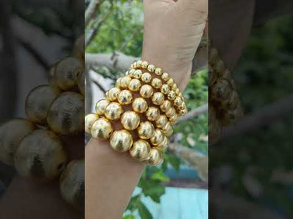 Minimalist 12mm Beaded Bracelet Stackable Unisex Stretch Bracelet, Great for Birthdays, Friendship Day, or Holidays- Selling Per Bracelet