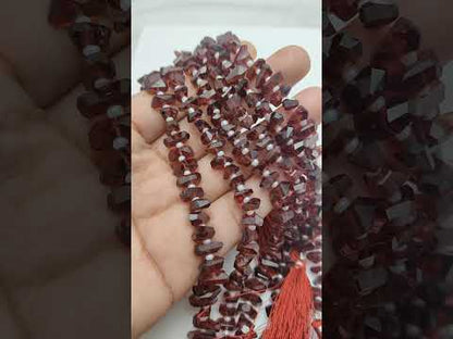 Raw Garnet Nugget Beads Loose Stones for Handmade Necklaces, Bracelets & Healing Jewelry
